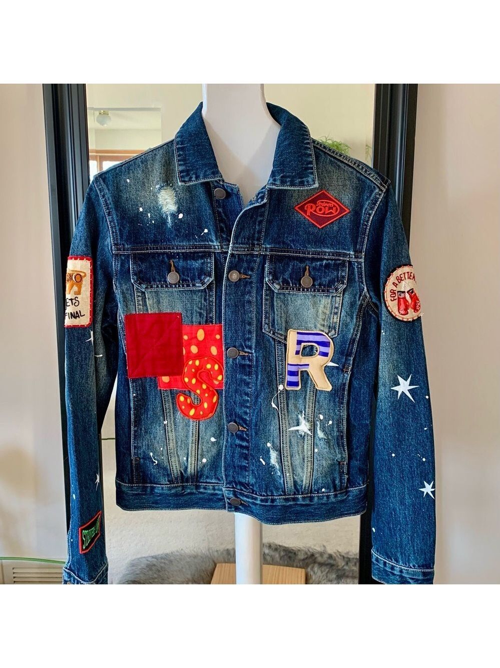 STRIVER’S ROW Denim Boxing Jacket - Picture 2 of 6